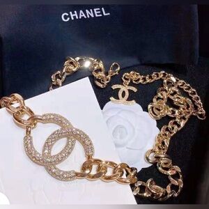 🪩 CHANEL✨ CC Waist Chain Belt 💎
